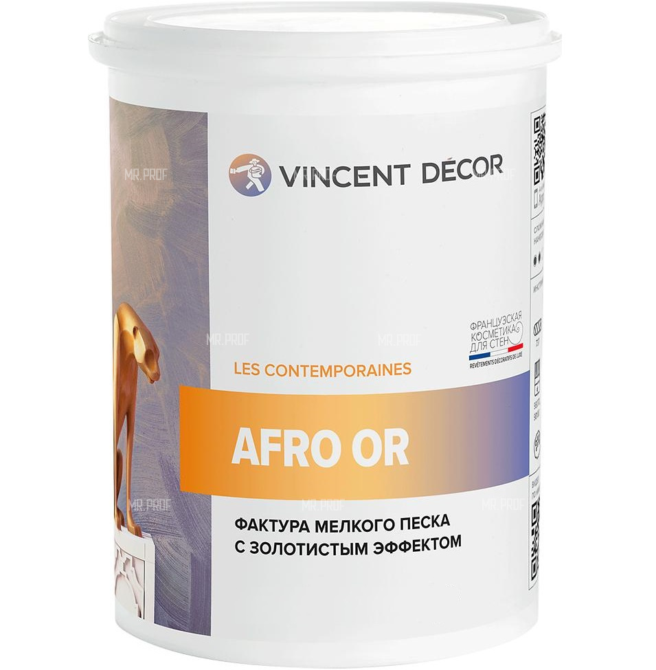 Декоративное покрытие Afro Or Vincent Decor 4.5 л