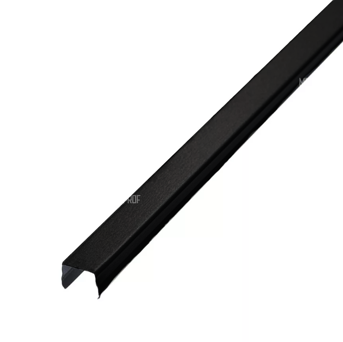 Раскладка Албес для реечного потолка "Немецкий дизайн" черный 3000 мм