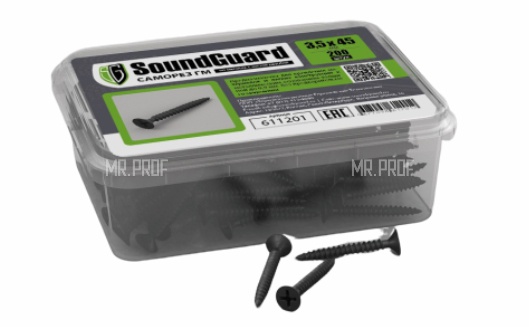 Cаморез SoundGuard гипрок-металл 3,5х45 мм (200 шт.)