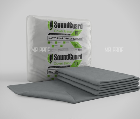 Звукоизоляционный мат SoundGuard Cover Base 5000x1500x10мм 