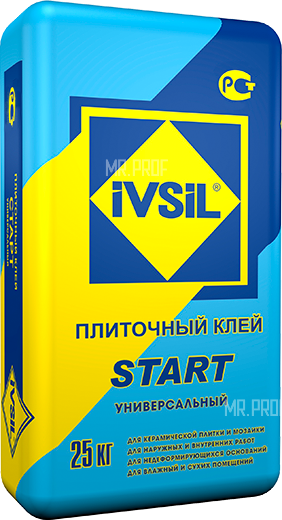 Плиточный клей IVSIL START 25кг