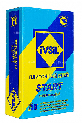 Плиточный клей IVSIL START 25кг