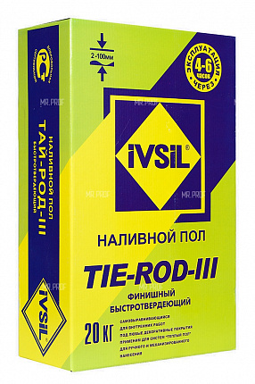 Наливной пол IVSIL TIE-ROD-III универсальный 20кг