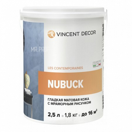 Декоративное покрытие Nubuck Vincent Decor (Нубук) 1л