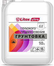 Грунтовка глубокого проникновения Litox Ultra 10л/11кг 